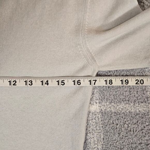 MaxMara Weekend Polo Beige Knit Sweater Womens Medium Made In Italy - Picture 7 of 8